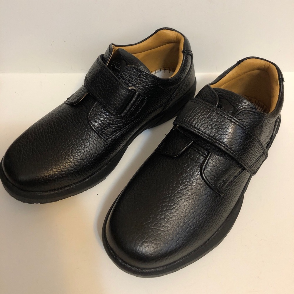 Dr Comfort Maggy Black Womens Shoes  Leather Self-adjustable 6 wide
